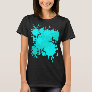 Blue splash paint T-Shirt