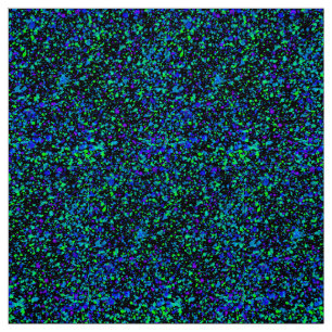 Blue Splatter - Polyester Weave Fabric