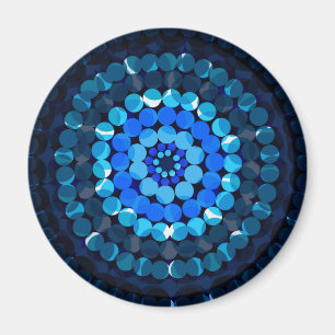 Blue Spotty Spots, Magnet