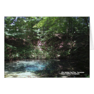 Blue spring at Red Clay