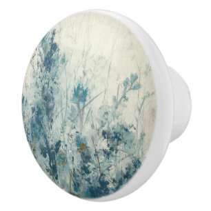 Blue Spring Ceramic Knob