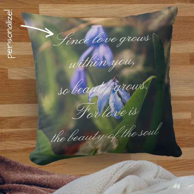 Blue Spring Flower  Cushion (Creator Uploaded)