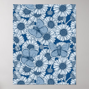 Blue spring poster