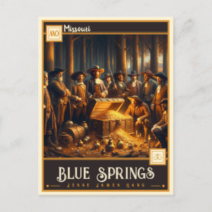 Blue Springs, Missouri Vintage Postcard