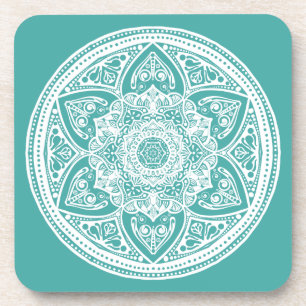 Blue Spruce Mandala Coaster