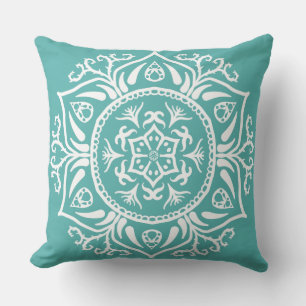 Blue Spruce Mandala Cushion