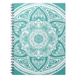 Blue Spruce Mandala Notebook