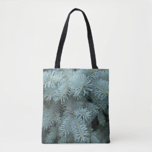 Blue spruce tote bag