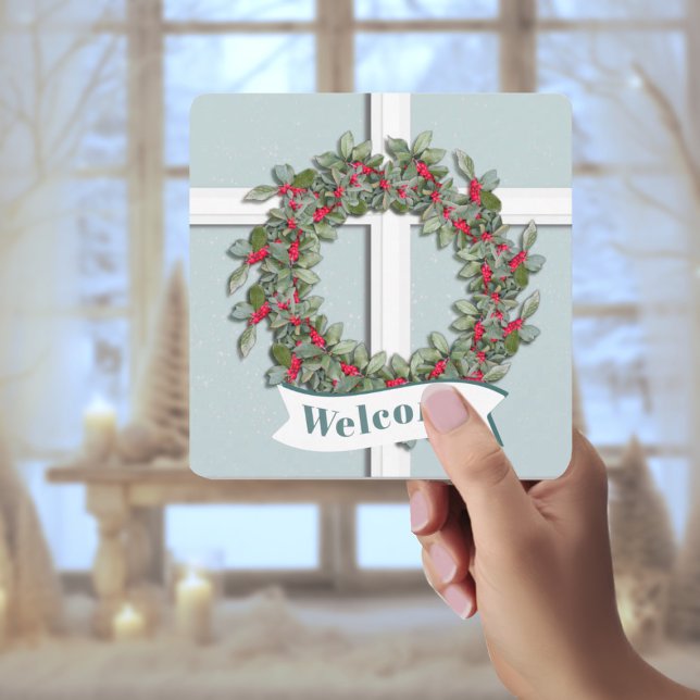 Blue Spruce Window to Winter Invitation (Creator Uploaded)