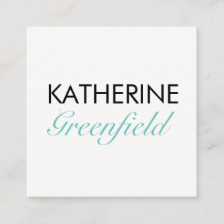 Blue Square Block Business/Appointment Card