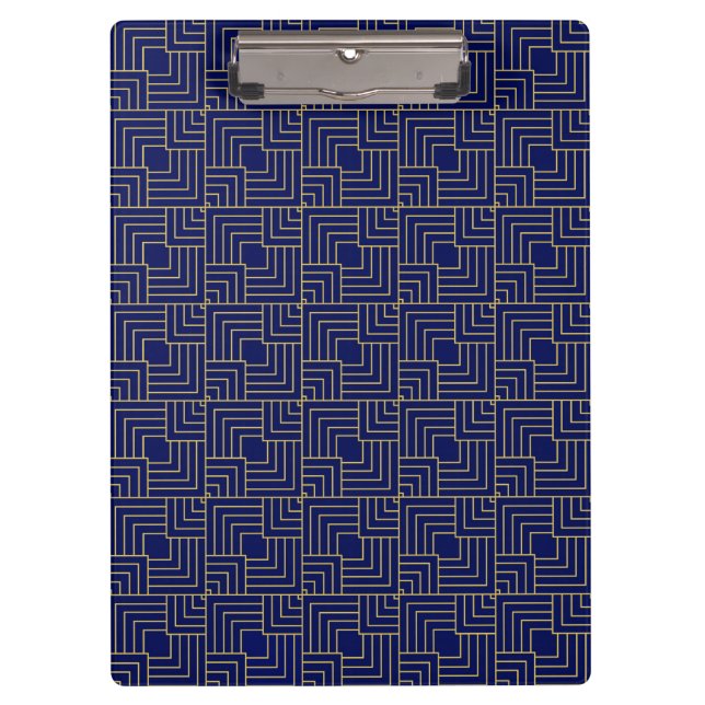 Blue Squares Clipboard (Front)