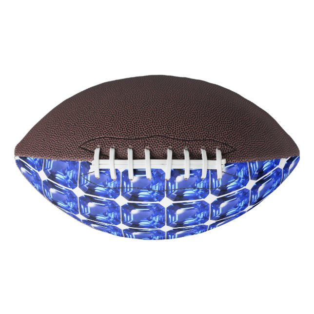 Blue Squarish Pattern Football (Front)