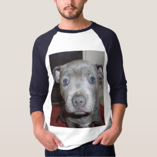 Blue Staffordshire Bull Terrier Puppy, T-Shirt
