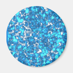 blue Standard, 2¼ Inch Circle Magnet