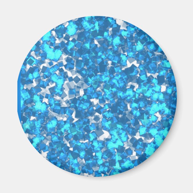 blue Standard, 2¼ Inch Circle Magnet (Front)