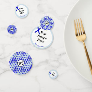 Blue Standard Ribbon by Kenneth Yoncich Confetti