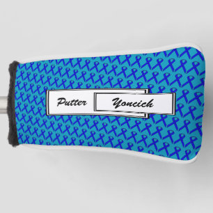 Blue Standard Ribbon by Kenneth Yoncich Golf Head Cover