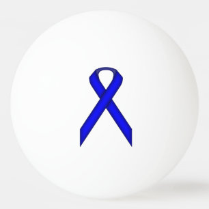 Blue Standard Ribbon by Kenneth Yoncich Ping Pong Ball