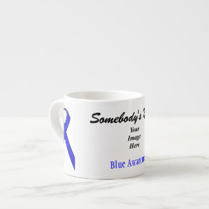 Blue Standard Ribbon Template by Kenneth Yoncich Espresso Cup