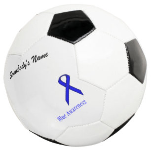 Blue Standard Ribbon Template by Kenneth Yoncich Soccer Ball