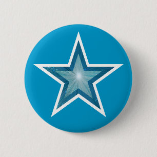 Blue Star button blue