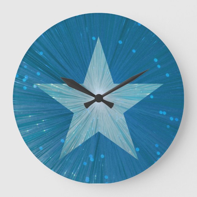 Blue Star clock round (Front)