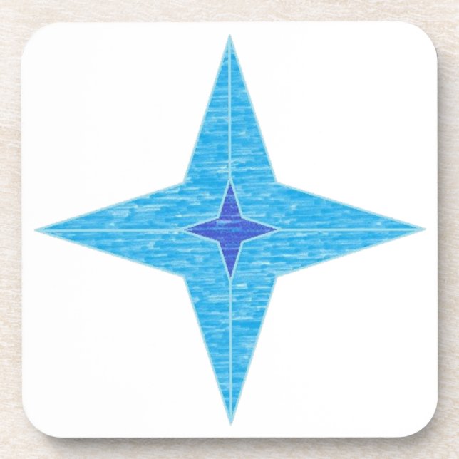 Blue Star Coaster (Front)