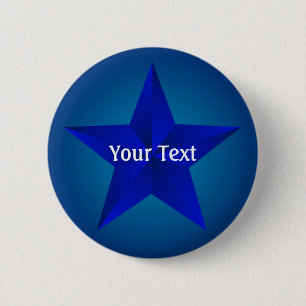 Blue Star Custom Button