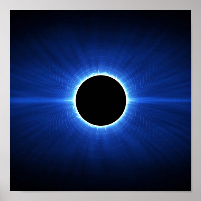 Blue Star Eclipse Poster (Front)