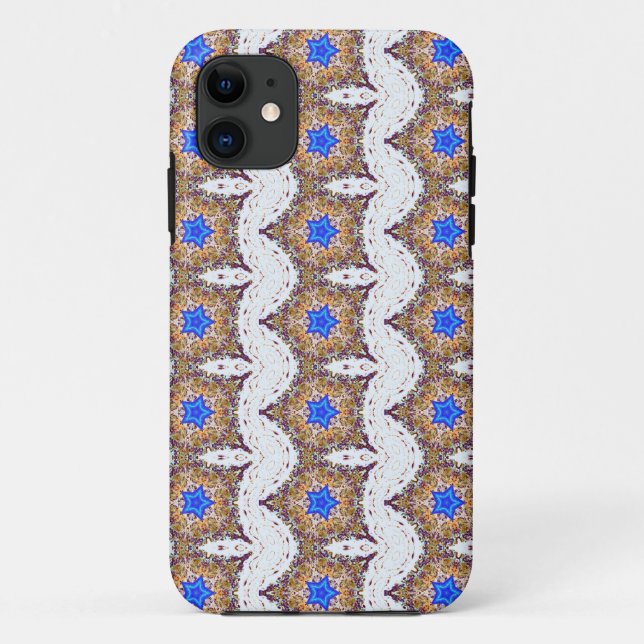 blue star geometric case (Back)
