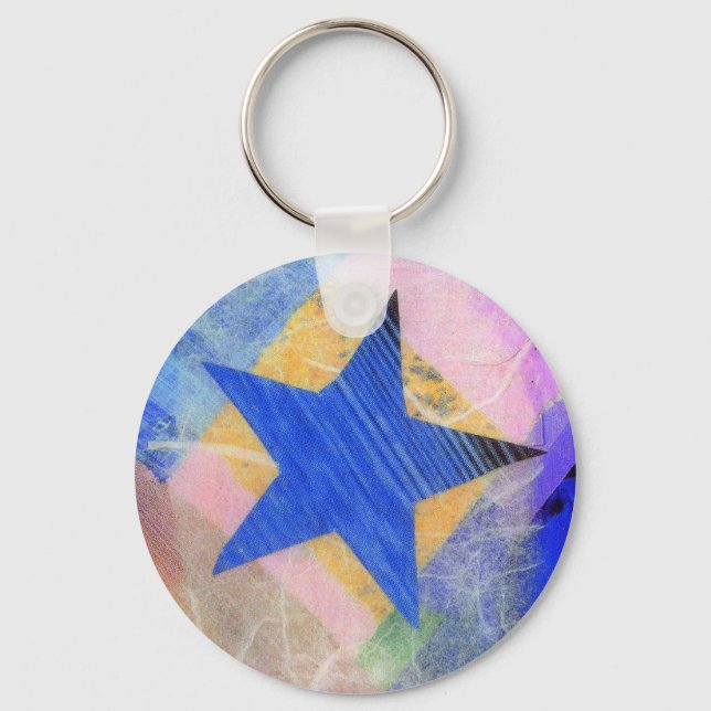 Blue Star Keychain (Front)