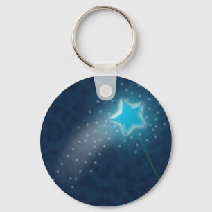 Blue Star Keychain