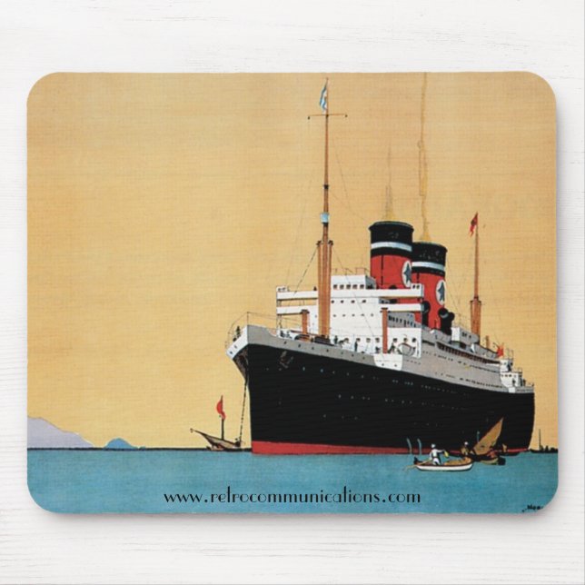 Blue Star Line Mousepad (Front)