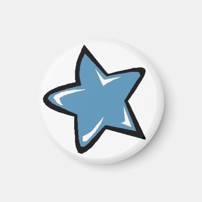 Blue Star Magnet (Front)