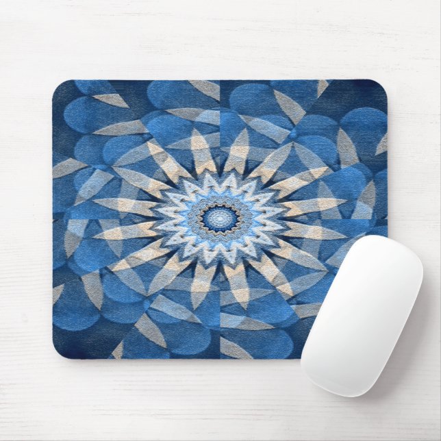 Blue Star...... Mouse Pad (With Mouse)