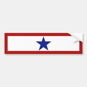 Blue Star Mum Bumper Sticker