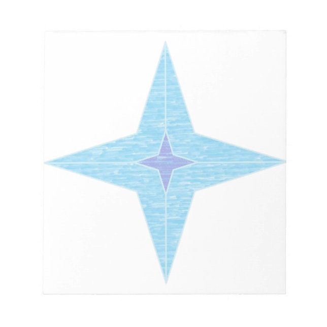 Blue Star Notepad (Front)