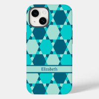 Blue Star of David Optical Illusion Pattern Name