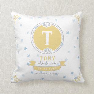 Baby Keepsake Cushions Decorative Throw Cushions Zazzle Au