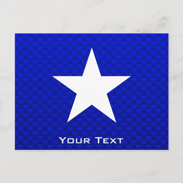 Blue Star Postcard (Front)