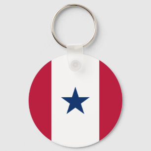 Blue Star Service, United States flag Key Ring