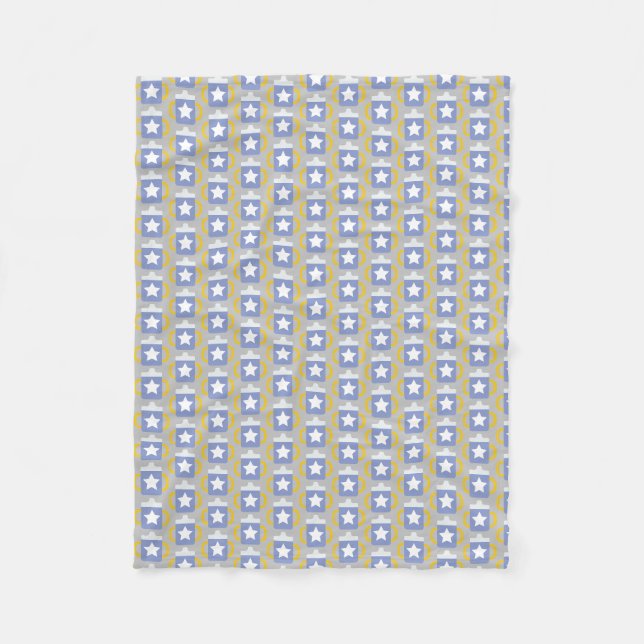 blue star sippy cup fleece blanket (Front)