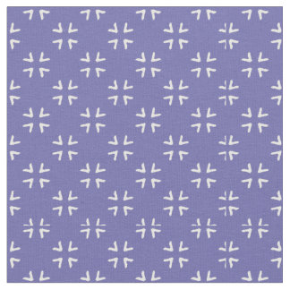 Blue Star - Surface Pattern Design as Fabric