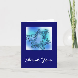 Blue Star Thank You Card