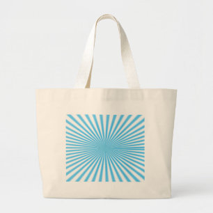 blue starbust cool design large tote bag