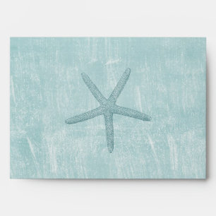Blue Starfish Envelope