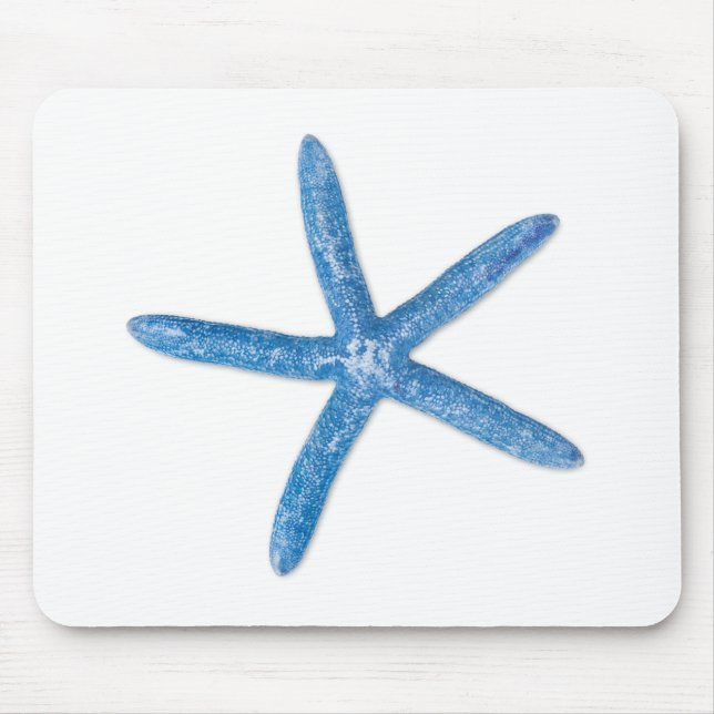 Blue Starfish Mouse Pad (Front)