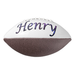 Blue Starry Henry Name, Football
