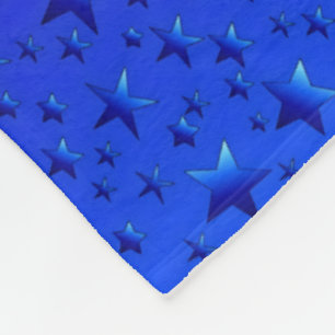 Blue Starry Night Pattern Blanket