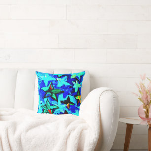 Blue Starry Night Sky. Buy Now Cushion